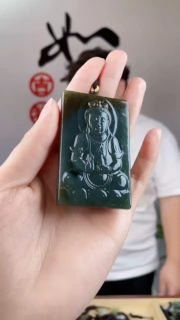 和田玉未镶嵌颈饰拍一发一，多样性发货