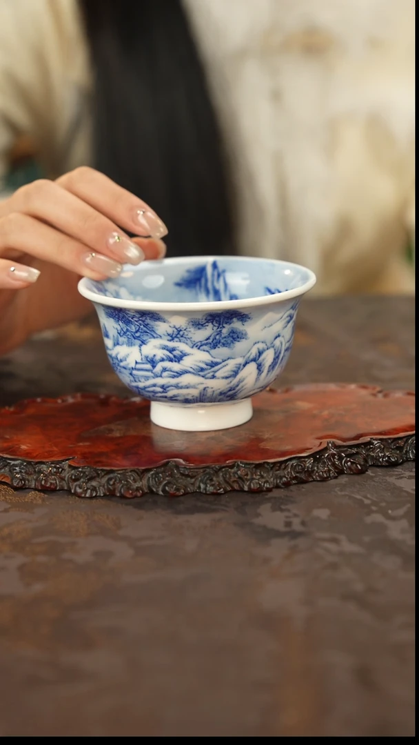 画堂春雪景公道杯