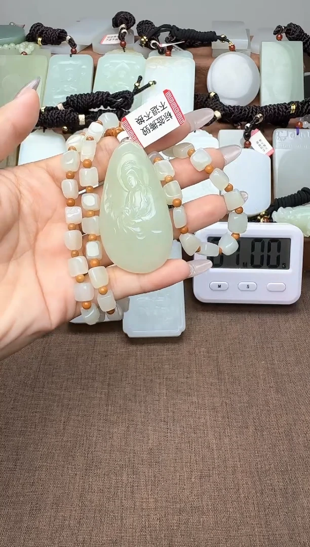 颈饰未镶嵌和田玉广***得广汉易开得
