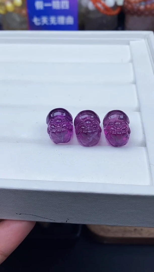 【闪购商品】萤石颈饰未镶嵌43a多样性发其一/2.14/1个