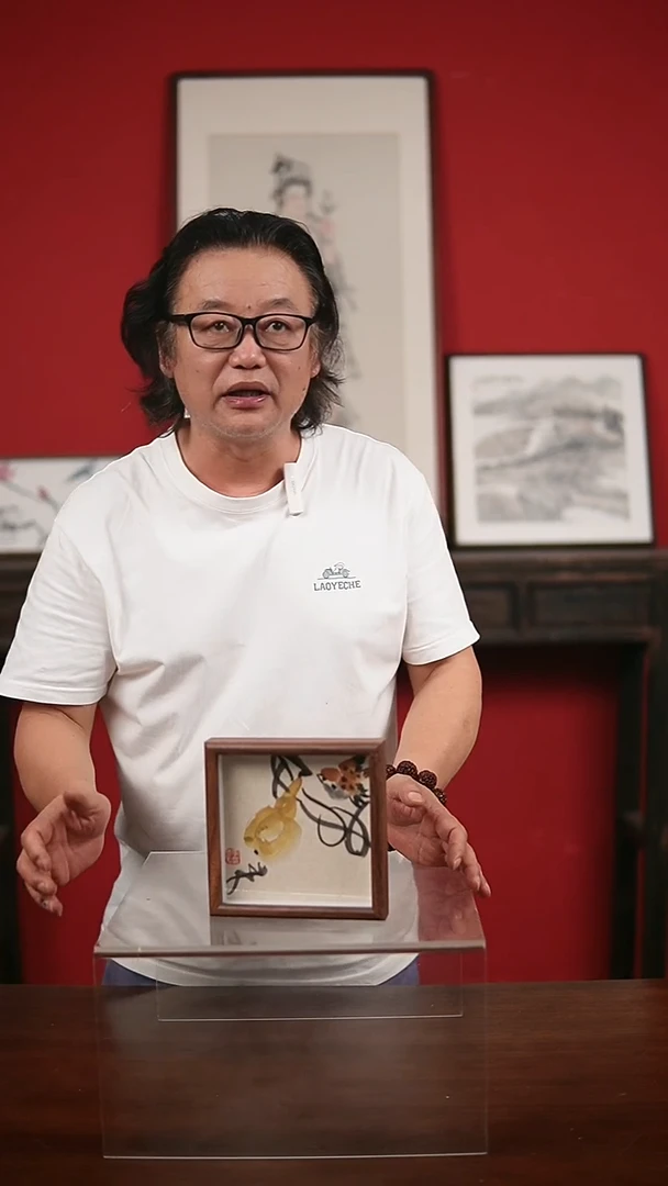 国画手写手绘-6寸摆台
