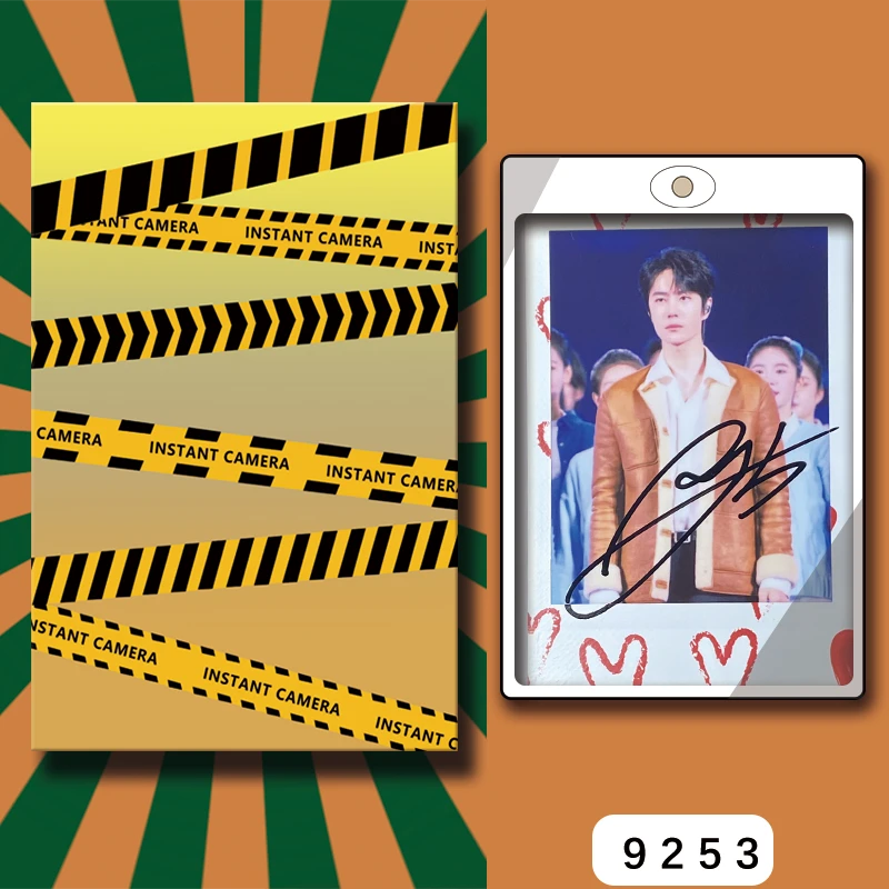 D9253【王一博】 正品拍立得照片 爱心