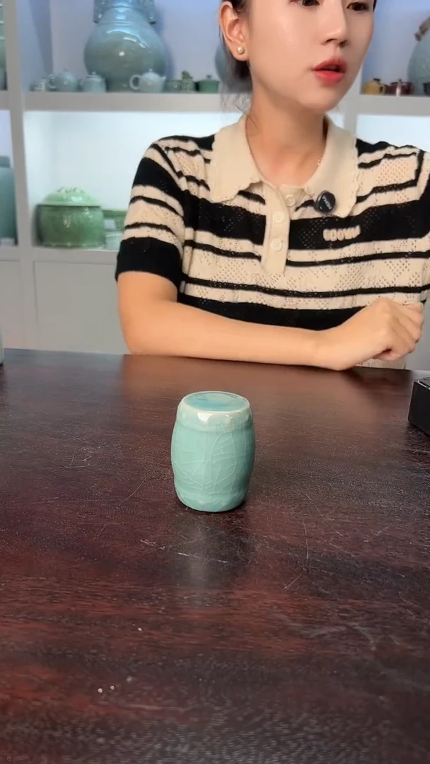 龙泉云间青瓷小米茶器