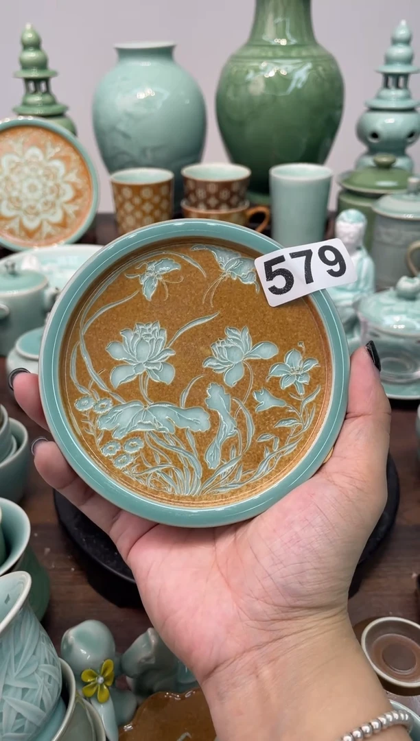微瑕  慧仙青瓷 龙泉青瓷大促