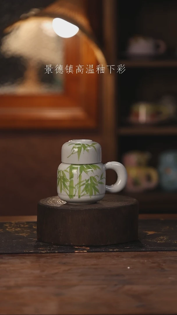 陶瓷景德镇高温釉下手绘陶瓷232