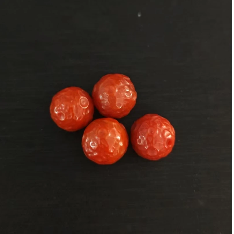 玛瑙陨石纹单珠一颗