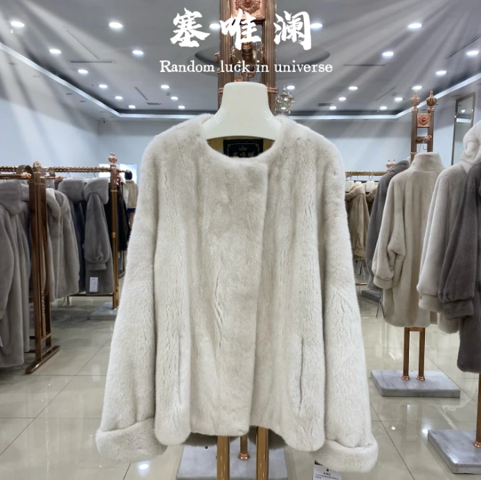 【塞唯澜】7号挽袖圆领外套女款