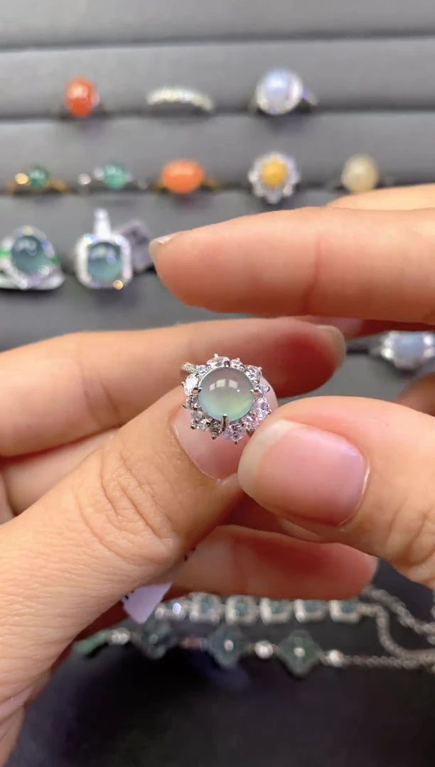 未镶嵌戒指翡翠天然A货翡翠