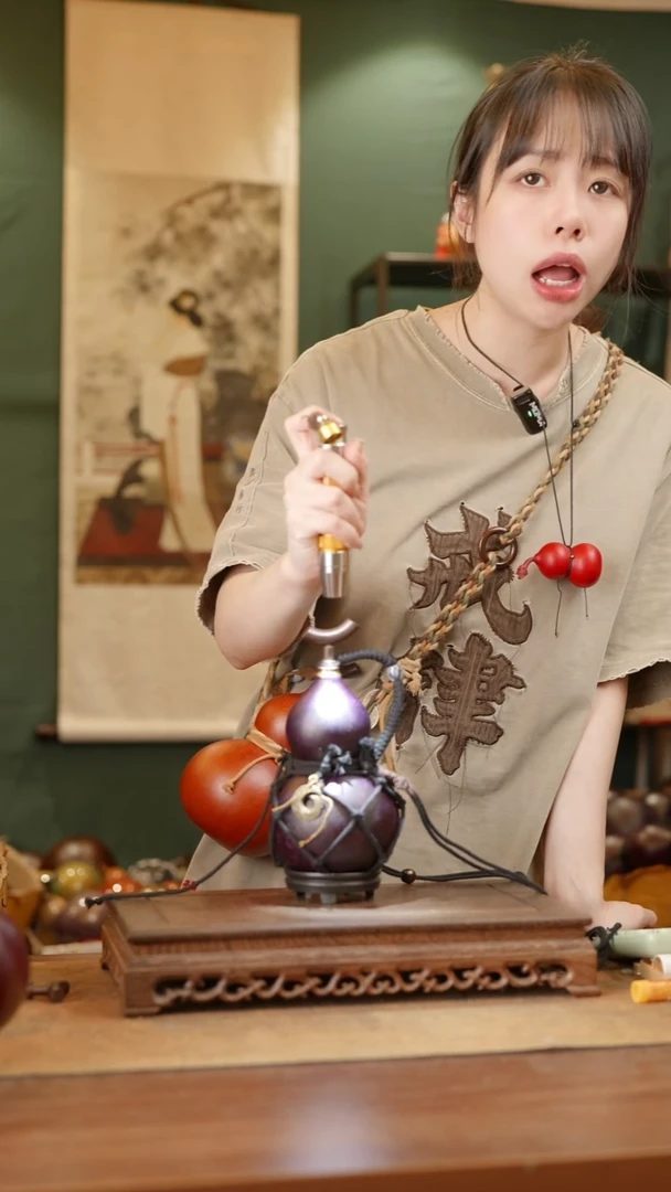 283号精品天然大漆酒葫芦一物一拍~