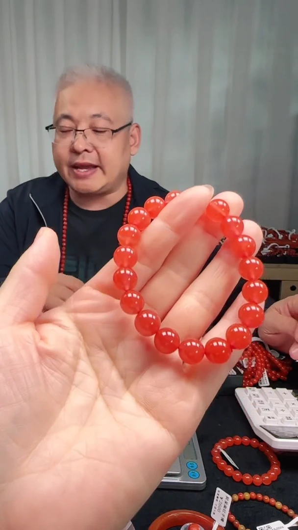 未镶嵌多样性发一件南红玛瑙10mm保山圆珠单圈