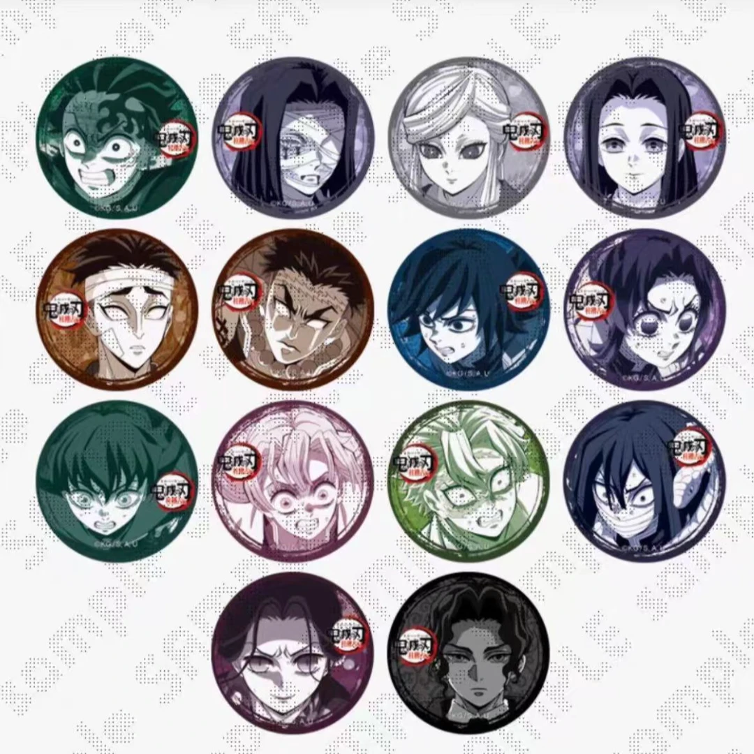 【鬼灭之刃】鬼灭之刃纽扣吧唧第五话 第七话 第八话（盲盒代拆）