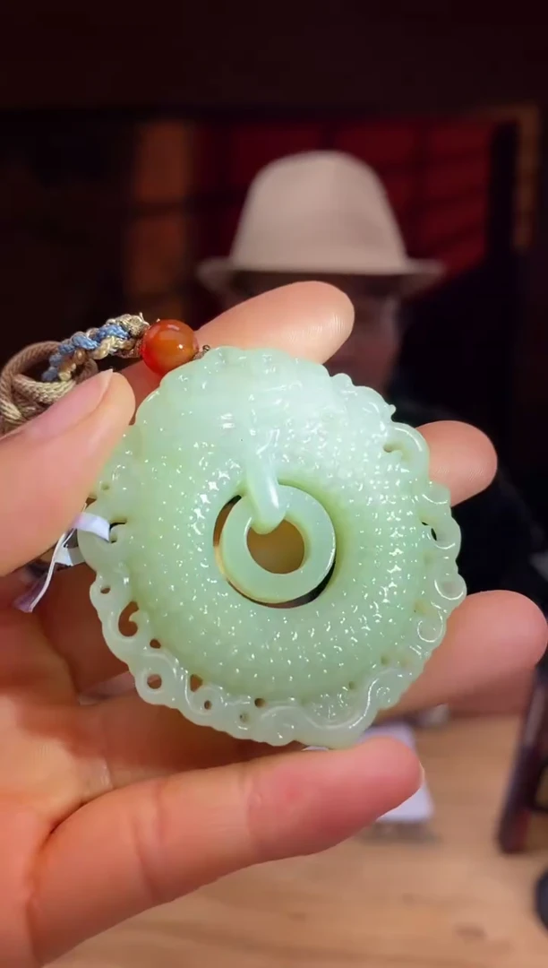 和田玉未镶嵌颈饰d916