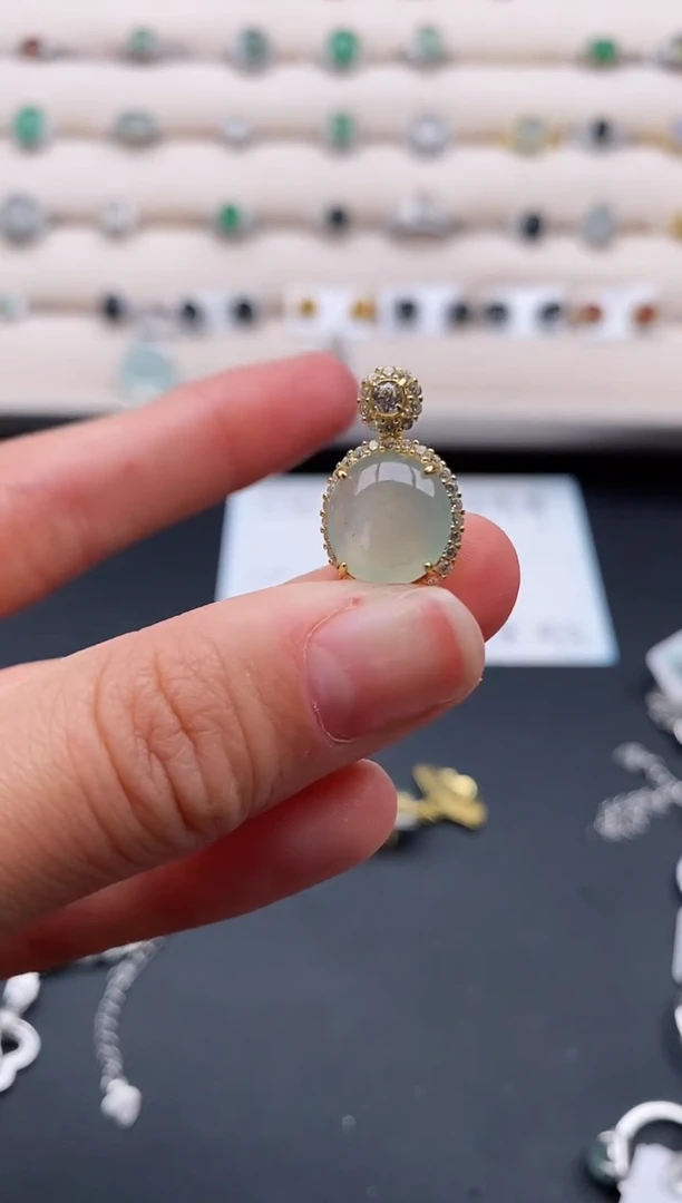 银S925镶嵌戒指翡翠11111111+10