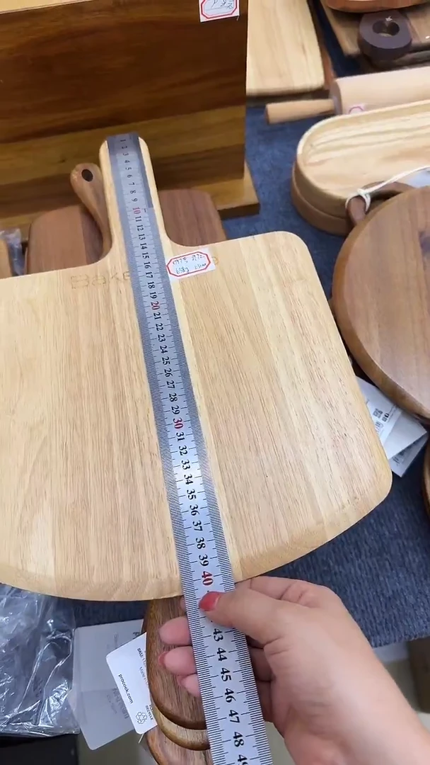 橡胶木皮萨板一个装