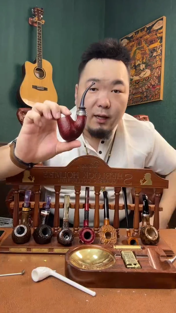 石楠木木雕款卓*意大利进口石楠木烟斗