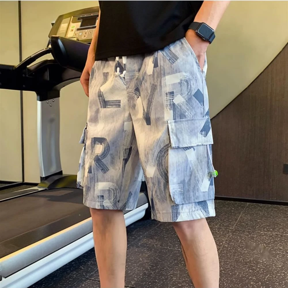 夏季新款潮牌男士休闲裤宽松时尚潮流运动工装五分裤爆款百搭短裤