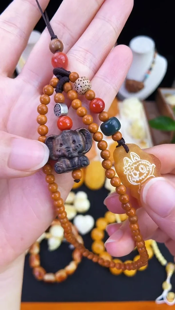 琥珀未镶嵌珠宝奇石柒月