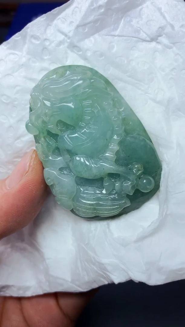 颈饰未镶嵌翡翠老***3挂件
