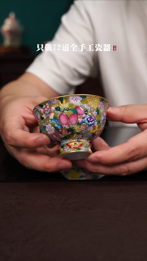冬**菜景德镇手工手绘陶瓷