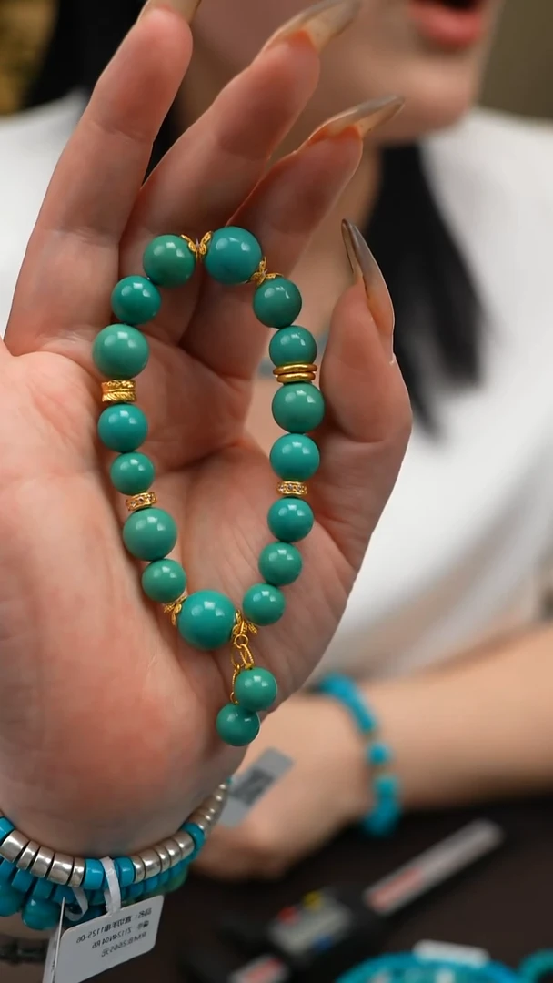 未镶嵌绿松石手串1