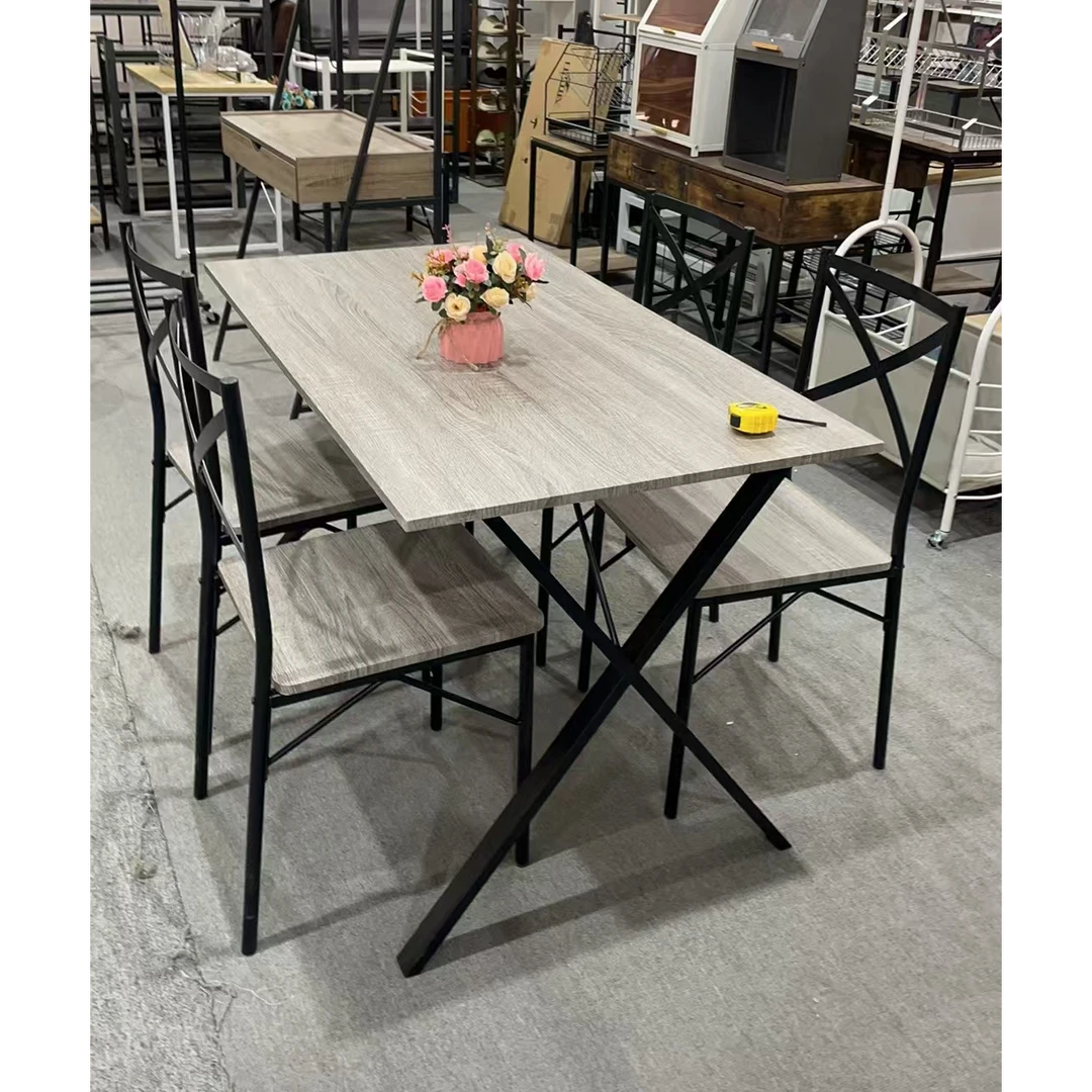 【库存】餐桌一桌四椅120×70×75不包安装