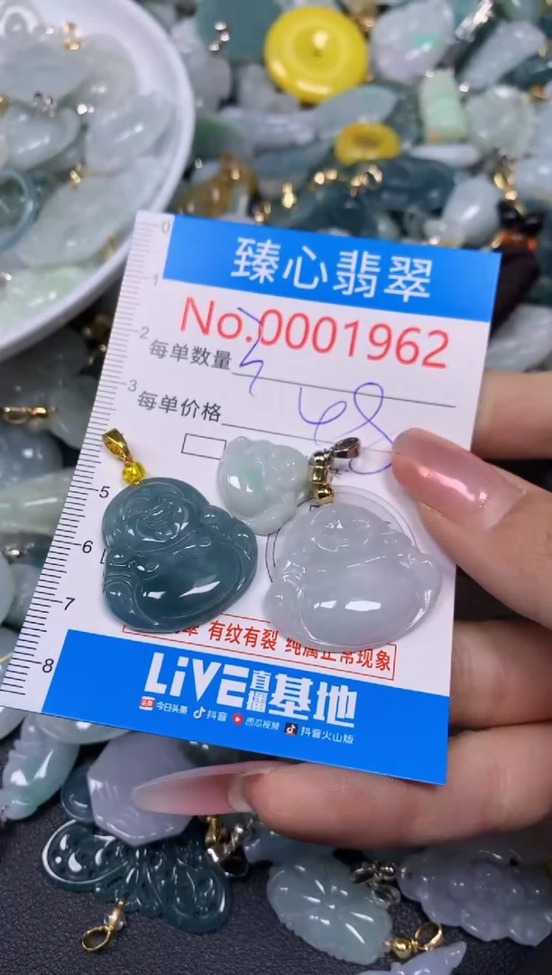 【闪购商品】翡翠颈饰未镶嵌含绳000192