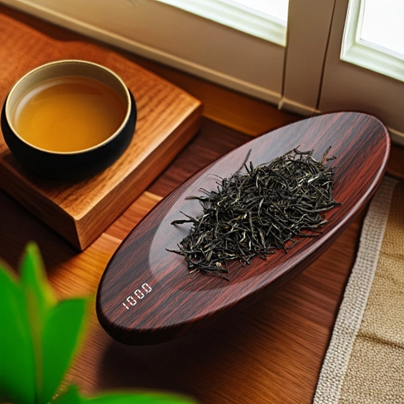 茶具高精度茶称茶则秤便携茶则充电家用小型日式小型家用复古茶道