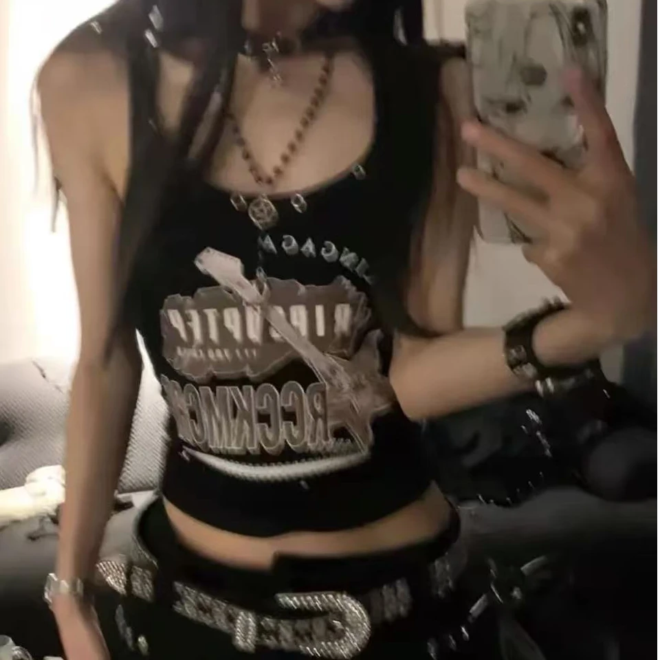 夏季辣妹吊带直播间扣号拍