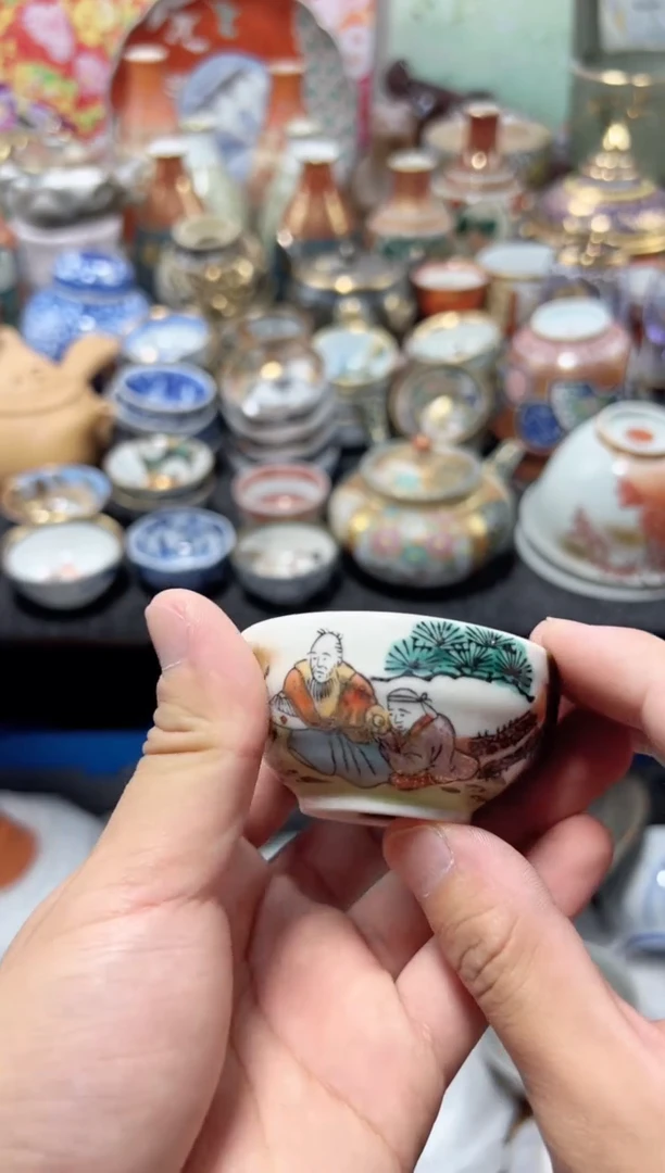 瓷片夏目海外回流瓷器中古品。