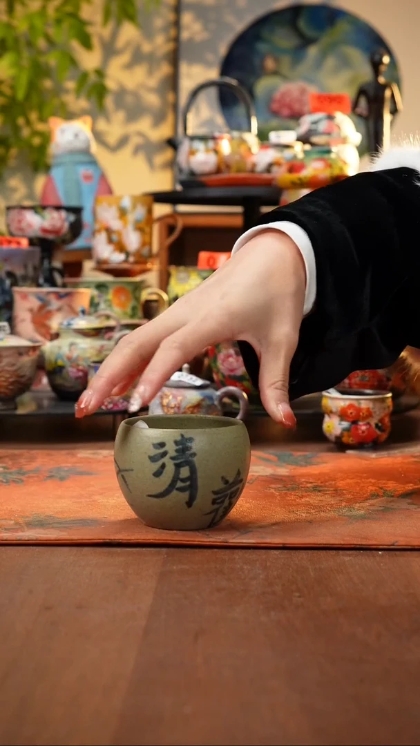 瓷片景德镇手工手绘784