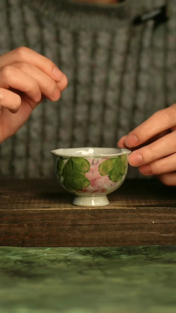 釉下彩手工手绘瓷器青诗集手工手绘瓷器