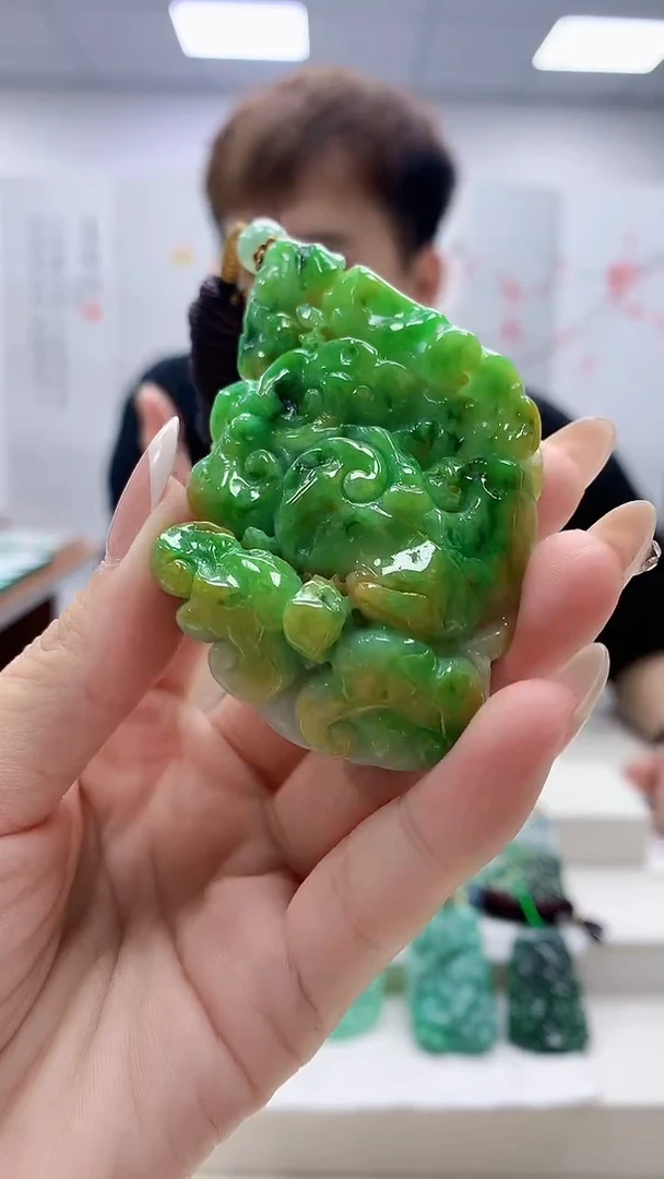未镶嵌定制翡翠4868ss-毛货挂件29