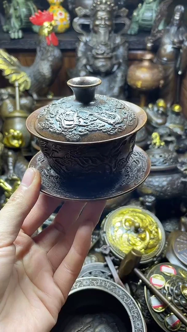 闪购链接，点击下单，有运费险，铜摆件