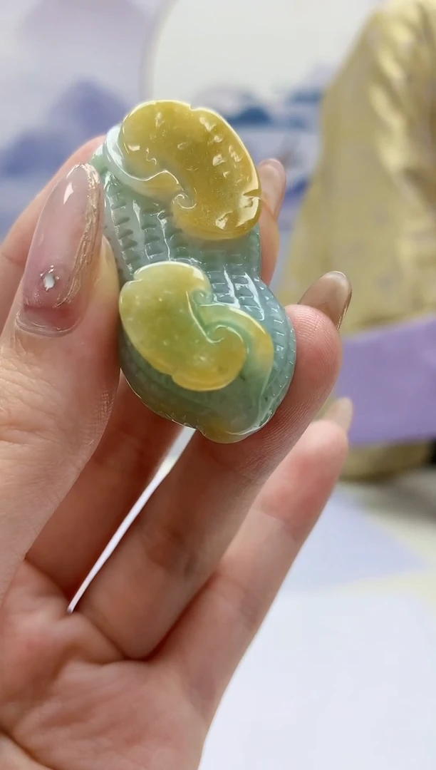 【闪购商品】定制翡翠未镶嵌4902jw-毛货挂件111