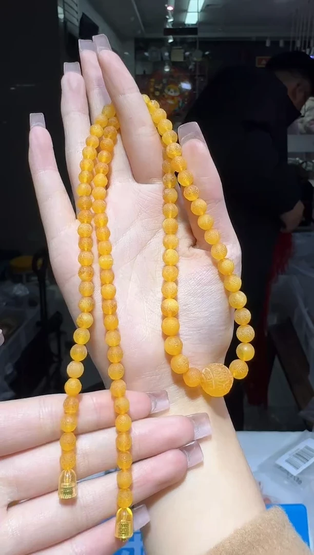 【闪购商品】蜜蜡颈饰未镶嵌多样性发一件 114