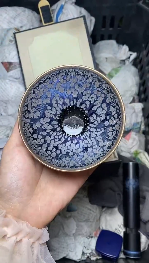 【闪购商品】茶盏蓝耀 盏三疯建盏茶器