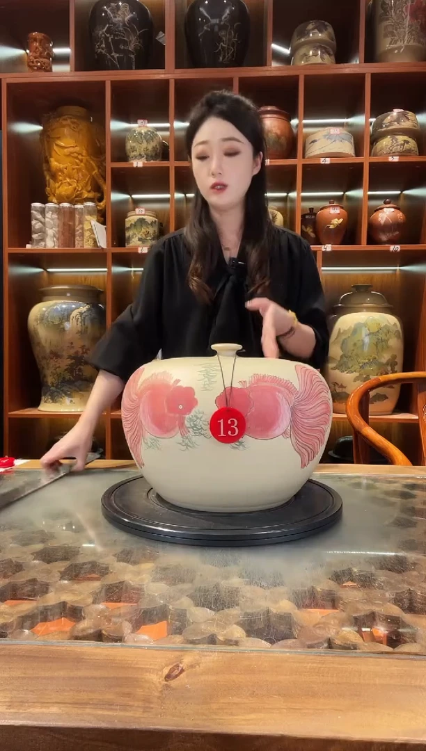 罐云南建水紫陶白泥缸@13