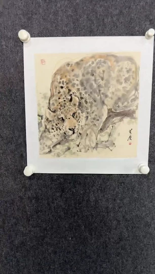 国画XWQ 精品绘画作品-1（虎）