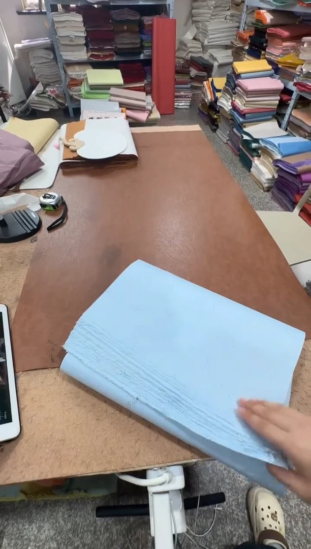 34*68淡蓝色老山麻50张