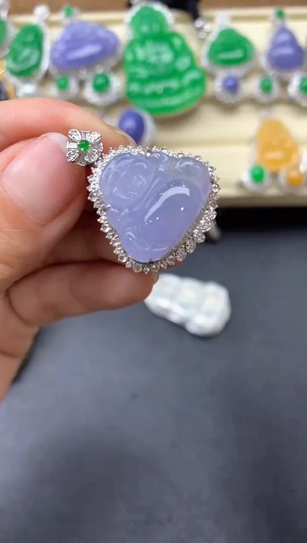 【闪购商品】翡翠颈饰18K金镶嵌514-中国好珍宝