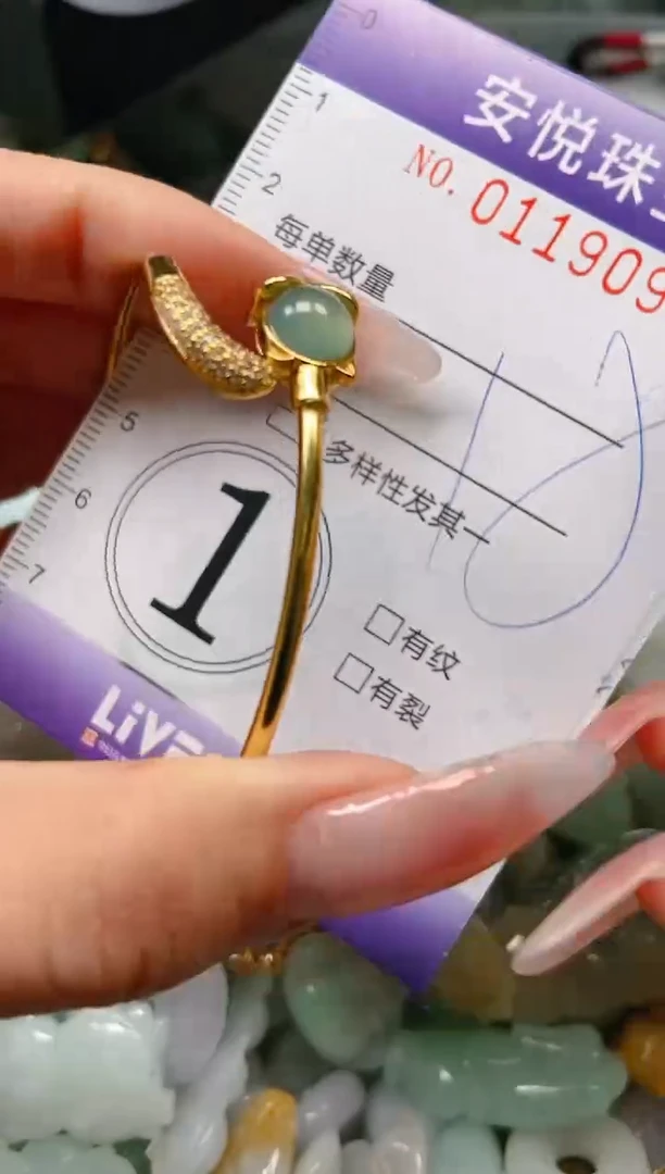 【闪购商品】翡翠颈饰未镶嵌闪购0119096多样性发其一