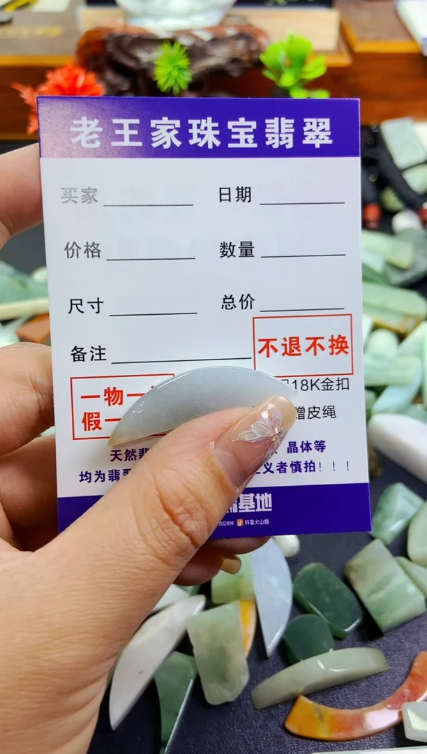 【闪购商品】翡翠颈饰未镶嵌料子