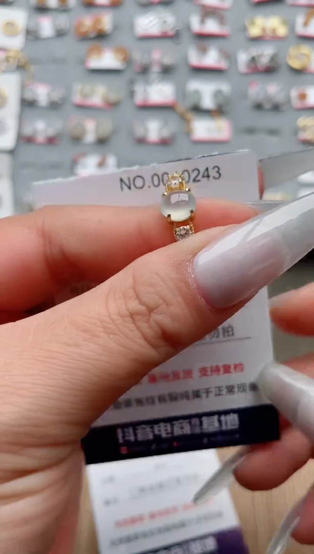 【闪购商品】翡翠戒指银S925镶嵌·
