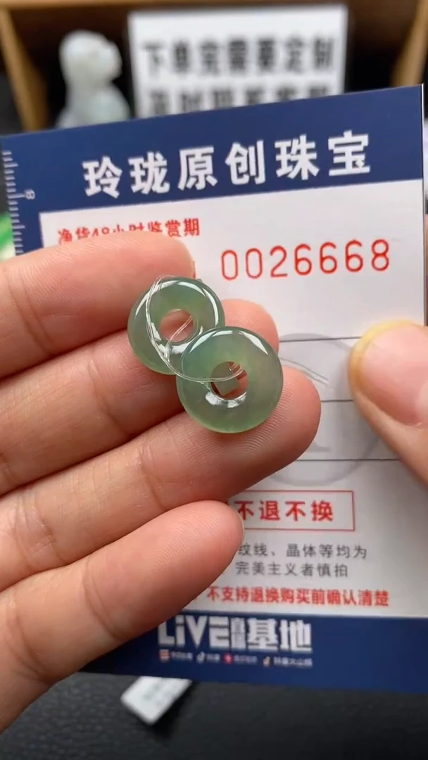 【闪购商品】翡翠颈饰未镶嵌翡翠净货26668