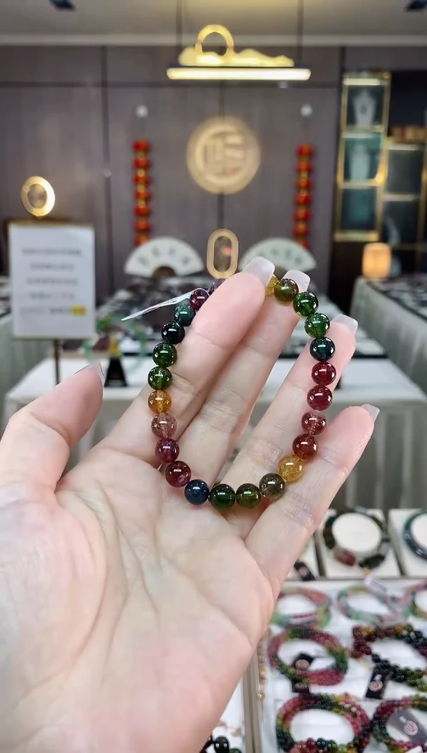 【闪购商品】碧玺单圈手串7mm+未镶嵌（多样性发一条）hon