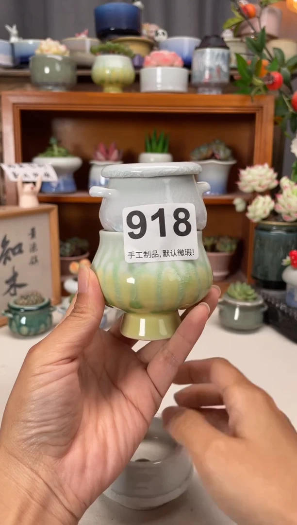 瓷片想****卡918知木小芳花盆