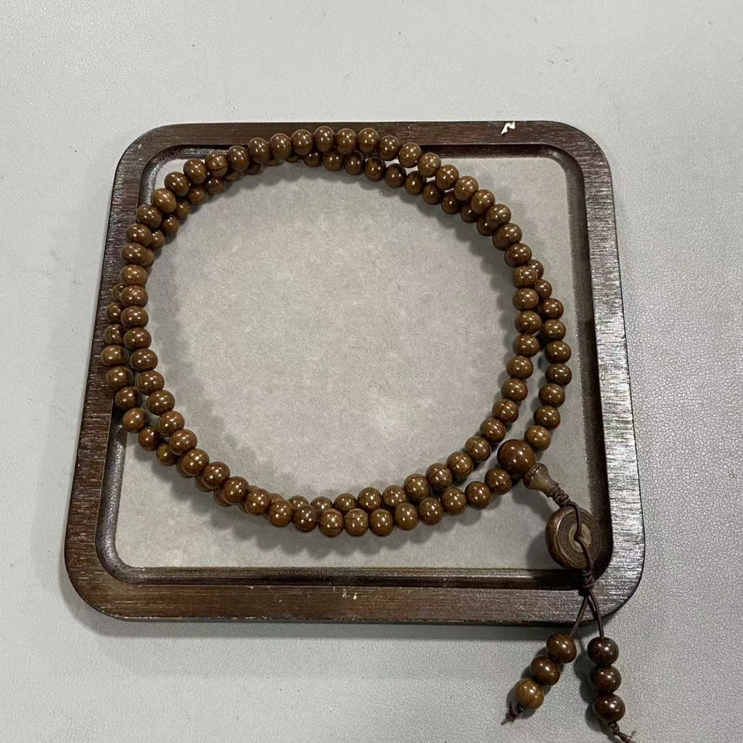 B502六道木卡0.8mm多圈手串（底色 ，桩型 ，尺寸多样，发其一）