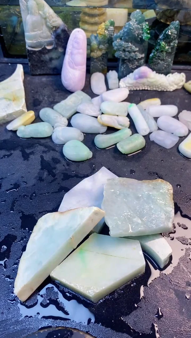 未镶嵌挂件翡翠天然翡翠064