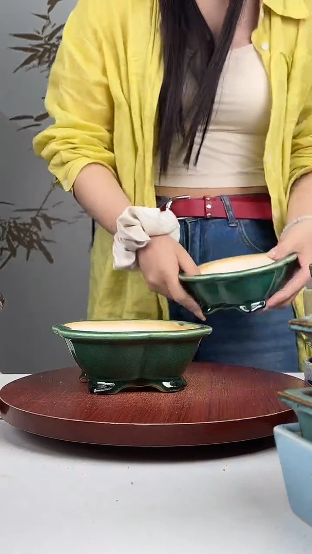 紫砂花盆浅草紫砂花盆