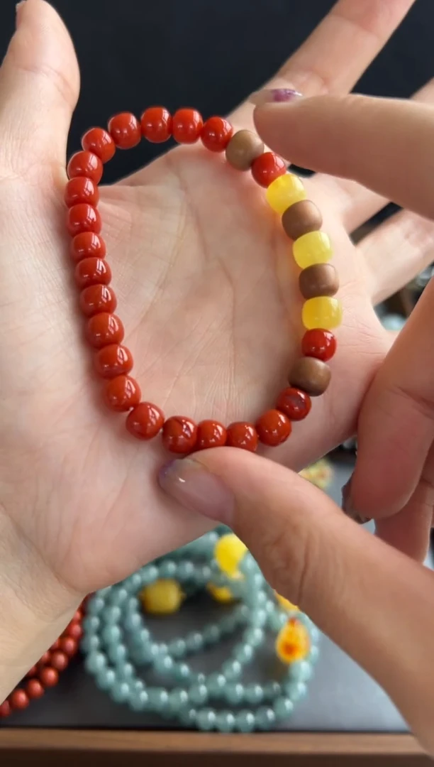 未镶嵌手串南红玛瑙115买断